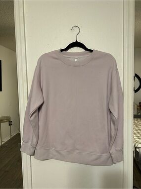 Fabletics Lavender Crewneck Pullover